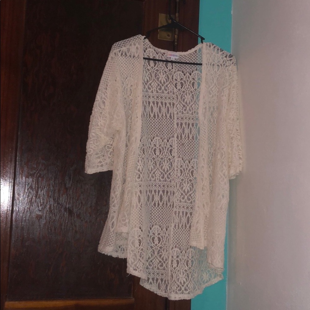 Offwhite LulaRoe Shirley sz Lg